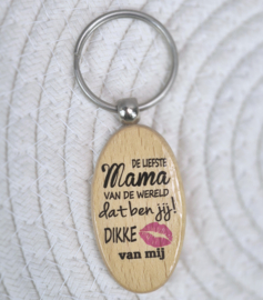 Sleutelhanger De liefste mama