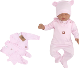 Zyzio 3 delig setje baby pink