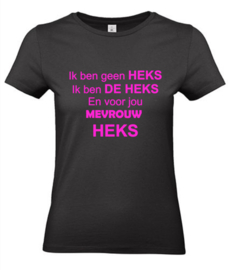 T-shirt ik ben geen heks