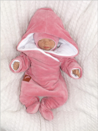 Zyzio winterpak velours Roze