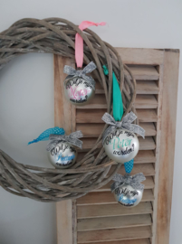 Kerstbal Wil je mijn peettante / peetoom worden