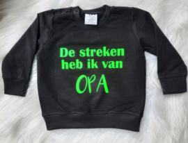 Sweater De streken heb ik van OPA