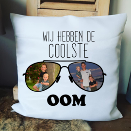 Kussen Wij hebben de coolste oom