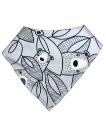 Bandana bear grijs