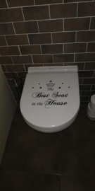 WC sticker The Best Seat