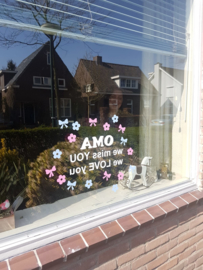 Sticker We miss you, We love you