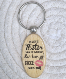 Sleutelhanger De liefste meter