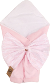 Warm & Cosy | Deken met strik | Roze