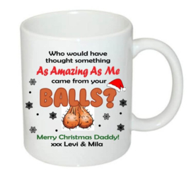 Mok kerst papa Ballen
