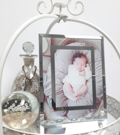 spiegel Glas lijst met diamant