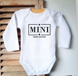 Romper MINI versie van papa