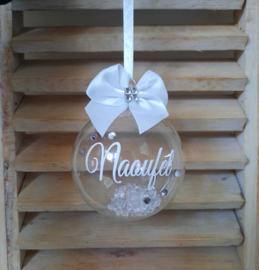Kerstbal Diamond naam geboortedatum
