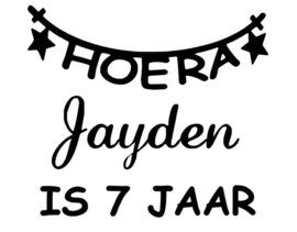 Verjaardag stickers