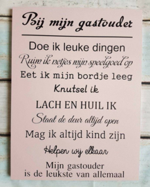 Gastouder / Onthaalmoeder