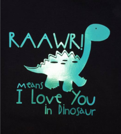 RAAWR! Means I love you in dinosaur