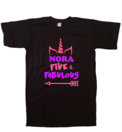 Verjaardags- shirt unicorn