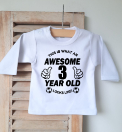 Verjaardags-Awesome .... year old