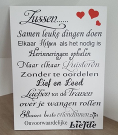 Tekstbord Zussen