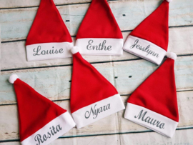 Kerstmuts met eigen naam