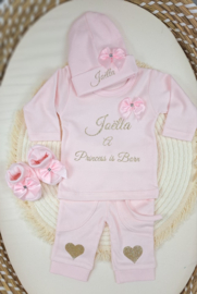 A Princess  is Born 4-delig met strikjes