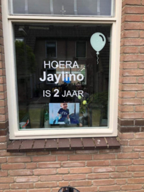 Verjaardags- sticker ballon
