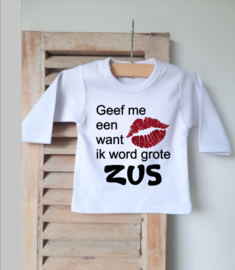 Shirt Geef me een kus