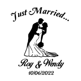 Sticker Just Married...