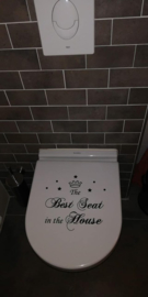 WC sticker The Best Seat