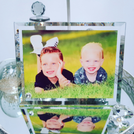Glas lijst met diamant