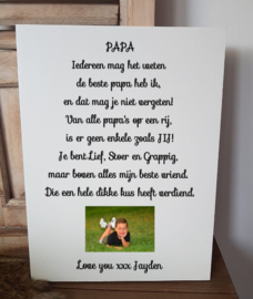 Fotobord PAPA