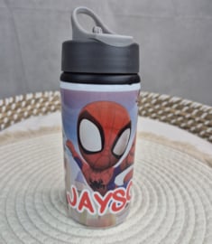 Aluminium drinkfles Spidey