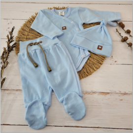 Zyzio 3 delig setje Light blue
