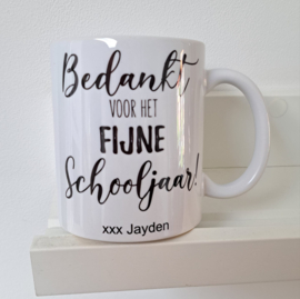 Mok Bedankt voor het fijne schooljaar