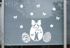 Sticker Vrolijk Pasen
