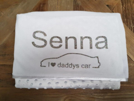 Deken I love my daddy's car