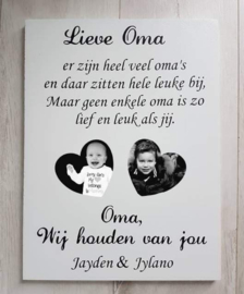 Fotobord lieve oma