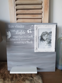 Bord Een vlinder van liefde