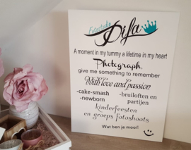 fotografie (eigen naam of logo)