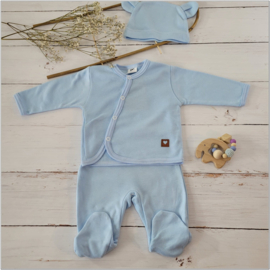 Zyzio 3 delig setje Light blue