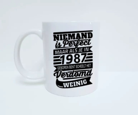 Niemand is perfect