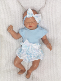 Zuzia Summer wit/blauw 3-delig