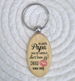 Sleutelhanger De liefste papa