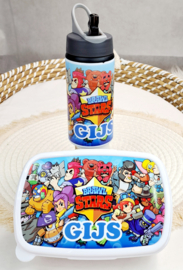 SET Broodtrommel + drinkfles Brawl Stars