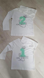 Verjaardags- shirt cijfer