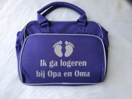 Luiertas ik ga logeren