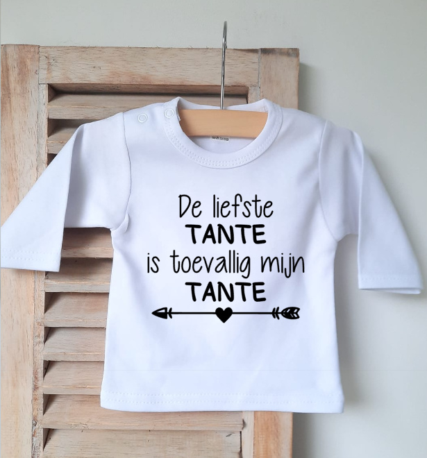 Absoluut neef Stevig Shirt De liefste TANTE | Shirts | Njoy fashions