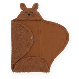Wikkeldeken Bunny 100x105cm - Caramel