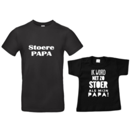 Twinning t-shirts Stoere Papa