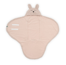 Wikkeldeken Bunny 100x105cm - Pale Pink