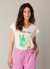Ivy Beau T-shirt Maia wit/multicolour